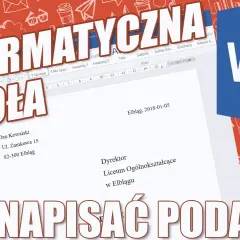 Jak napisać podanie do LO? Wzór i porady krok po kroku