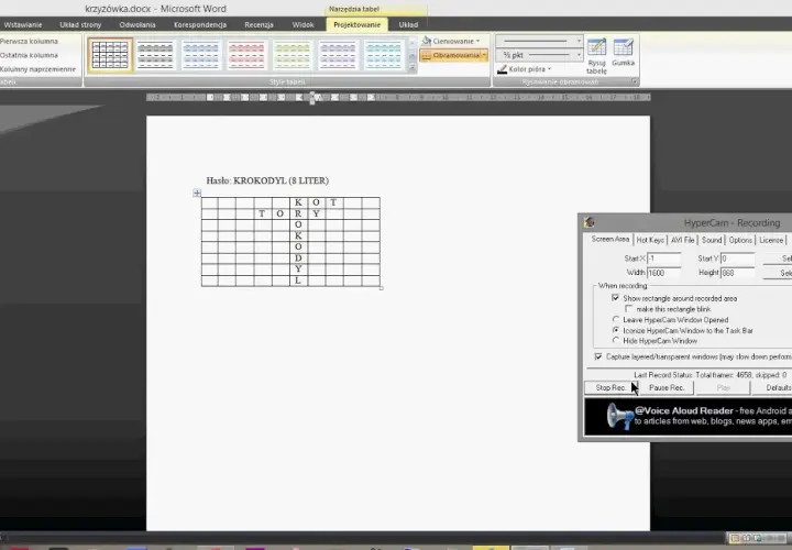 Jak szybko i sprawnie zrobić krzyżówkę w PowerPoint - 5 prostych kroków