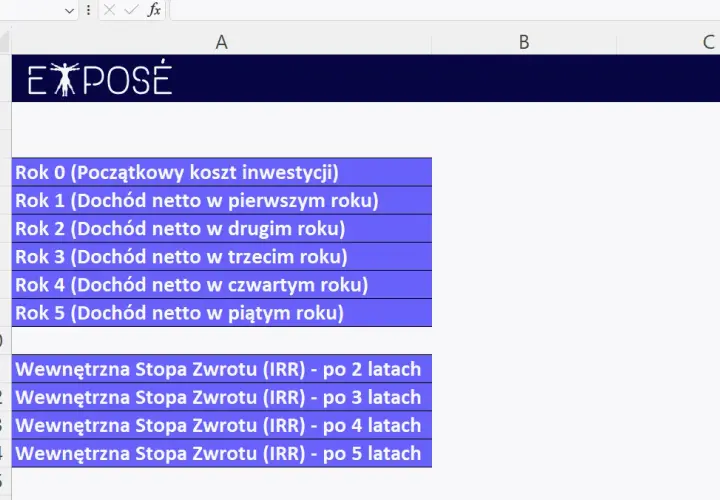 Jak obliczyć IRR w Excelu: Prosta metoda analizy inwestycji