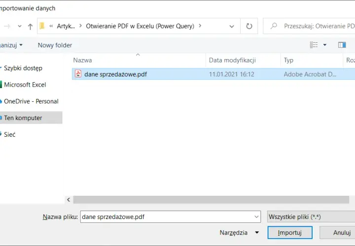 Jak zapisać PDF w Excelu: 5 prostych metod konwersji plików