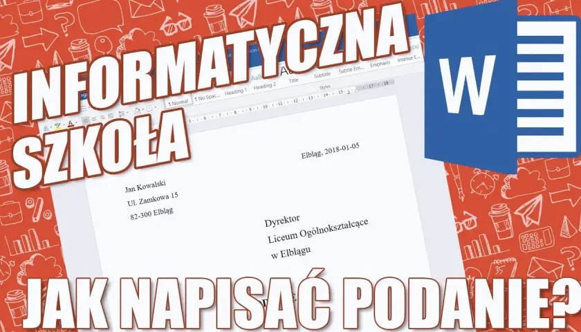 Jak napisać podanie do LO? Wzór i porady krok po kroku