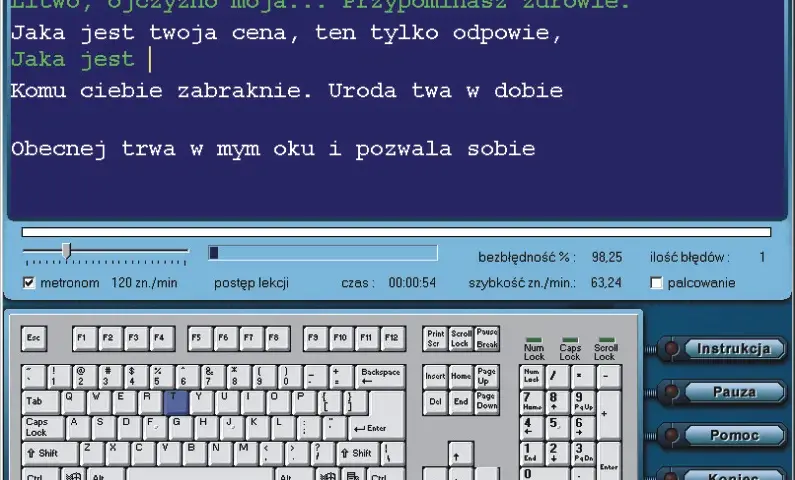 Najlepszy program do nauki pisania dla dzieci: Mistrz Klawiatury