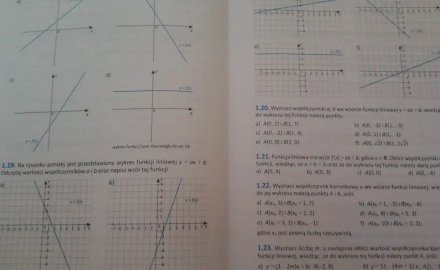 Funkcja liniowa y=ax+b - Zrozum, rysuj, rozwiązuj!