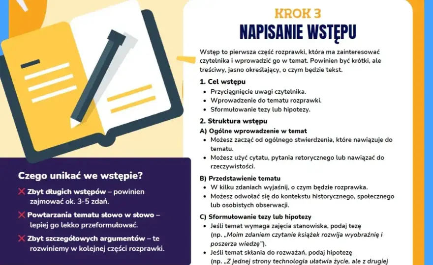 Jak napisać rozprawkę - Prosty przewodnik do sukcesu