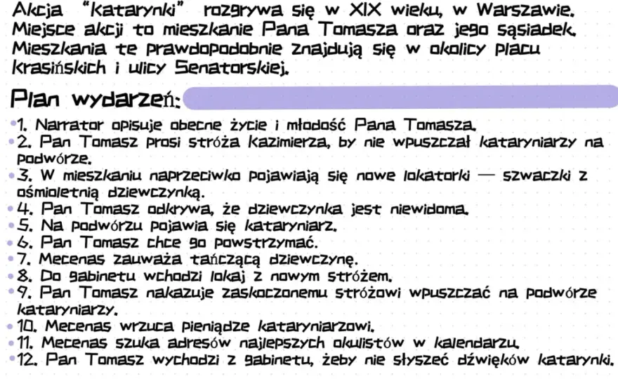 Katarynka Prusa - Fabuła, sens, bohaterowie. Lekcja empatii