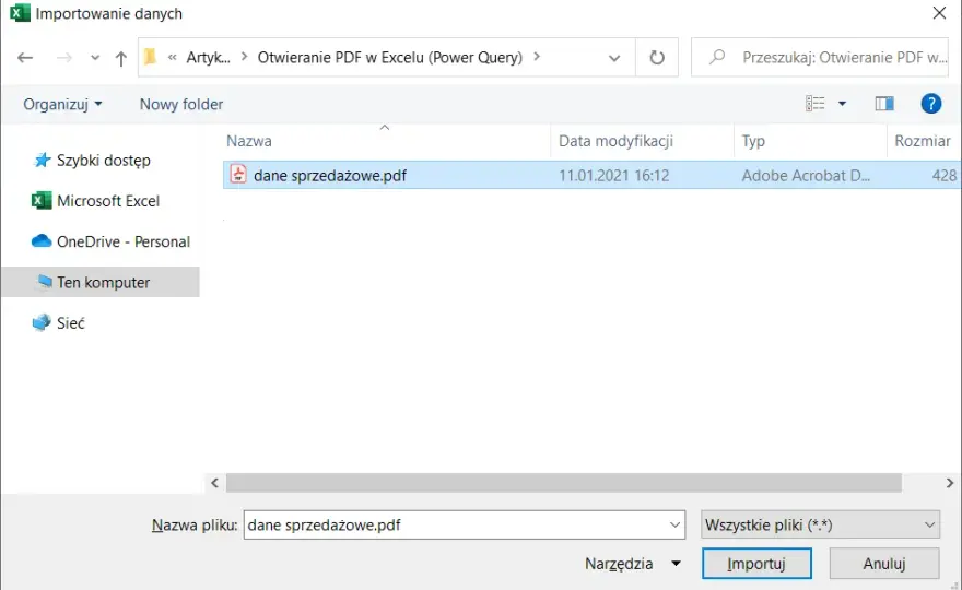 Jak zapisać PDF w Excelu: 5 prostych metod konwersji plików