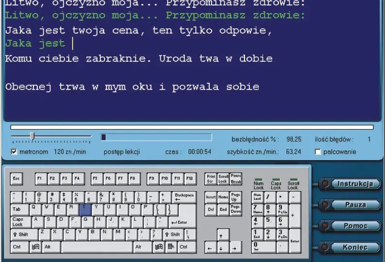 Najlepszy program do nauki pisania dla dzieci: Mistrz Klawiatury