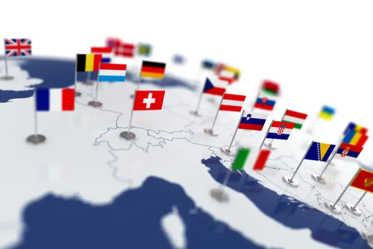 Państwa Europy - lista 44 krajów i podział na regiony