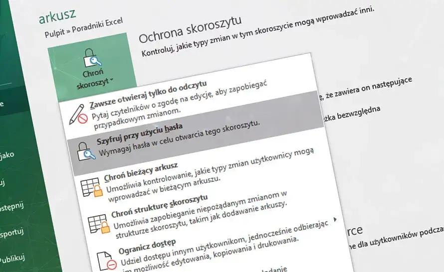 Zdjęcie Jak zdjąć hasło z pliku Excel Office 365 i cieszyć się łatwym dostępem